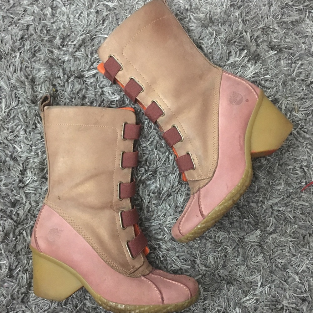 Timberland Urban Mallard Tan Pink Metallic Duck